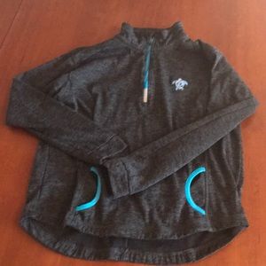 Oversized sweater with Sea turtle decal